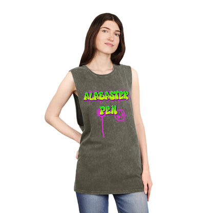 Alabaster Pen Graffiti Tank Top