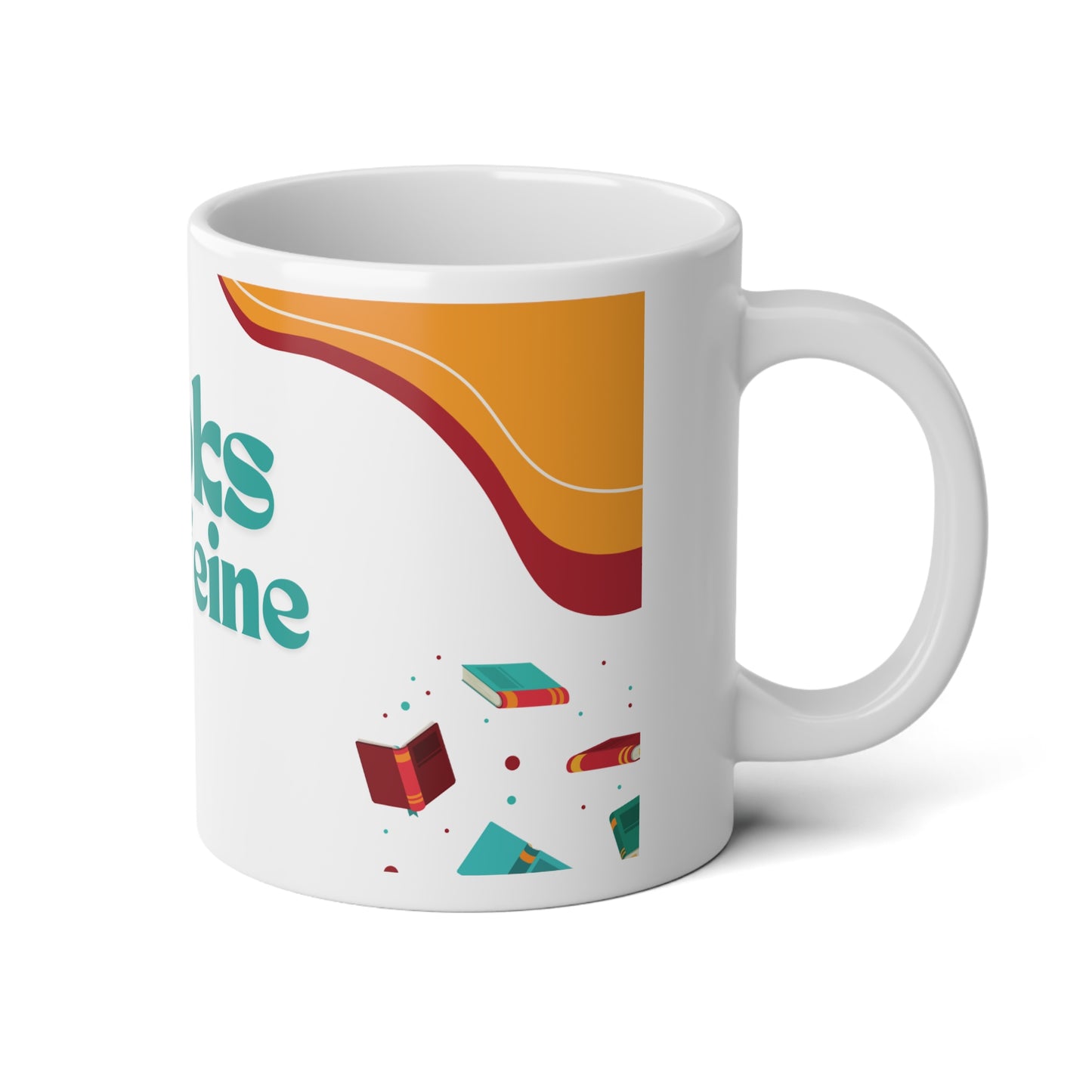 Books & Caffeine Mug (20oz)