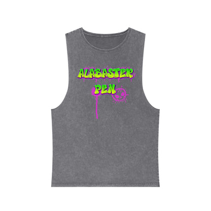 Alabaster Pen Graffiti Tank Top