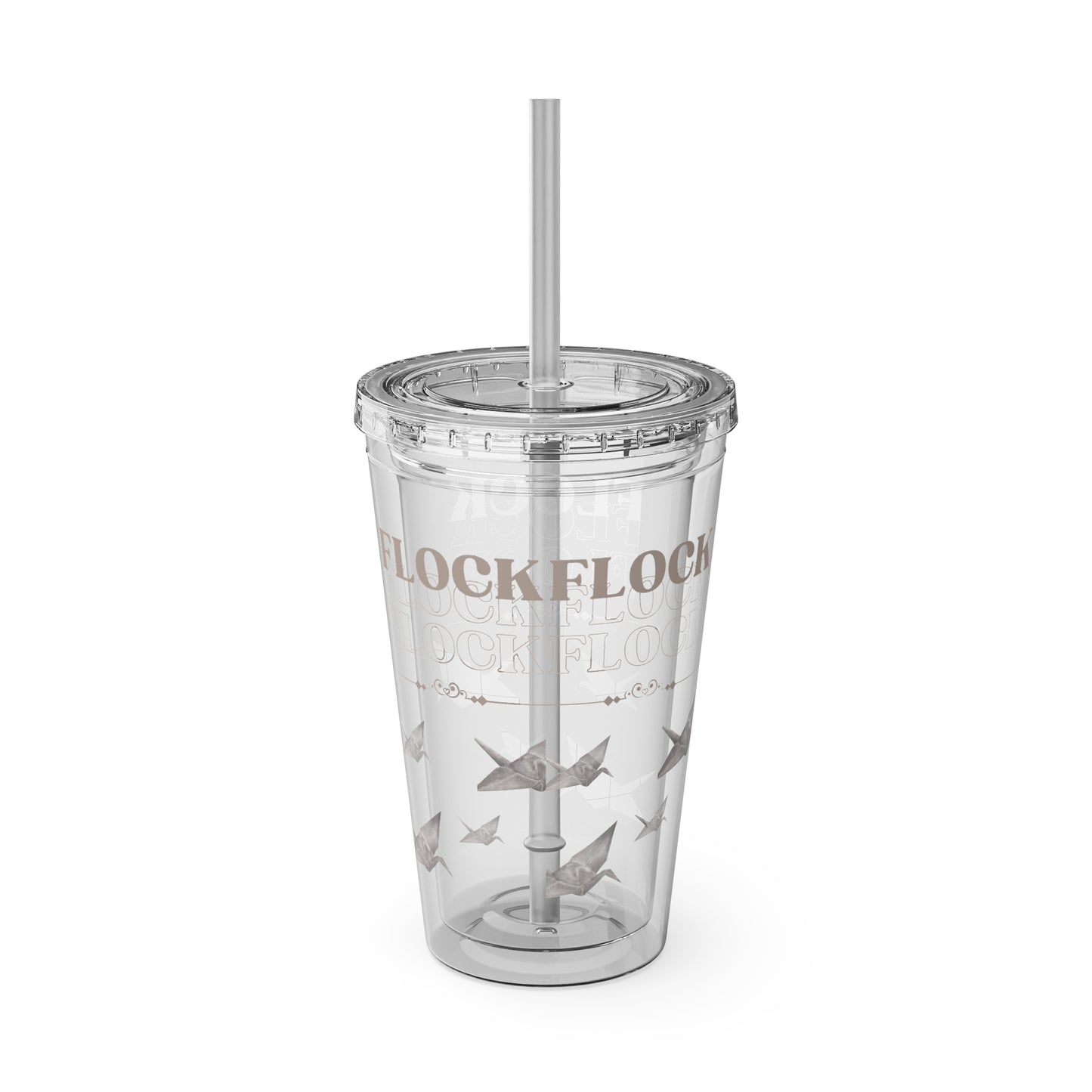 Little Bird Lost Tumbler with Straw, 16oz