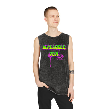 Alabaster Pen Graffiti Tank Top