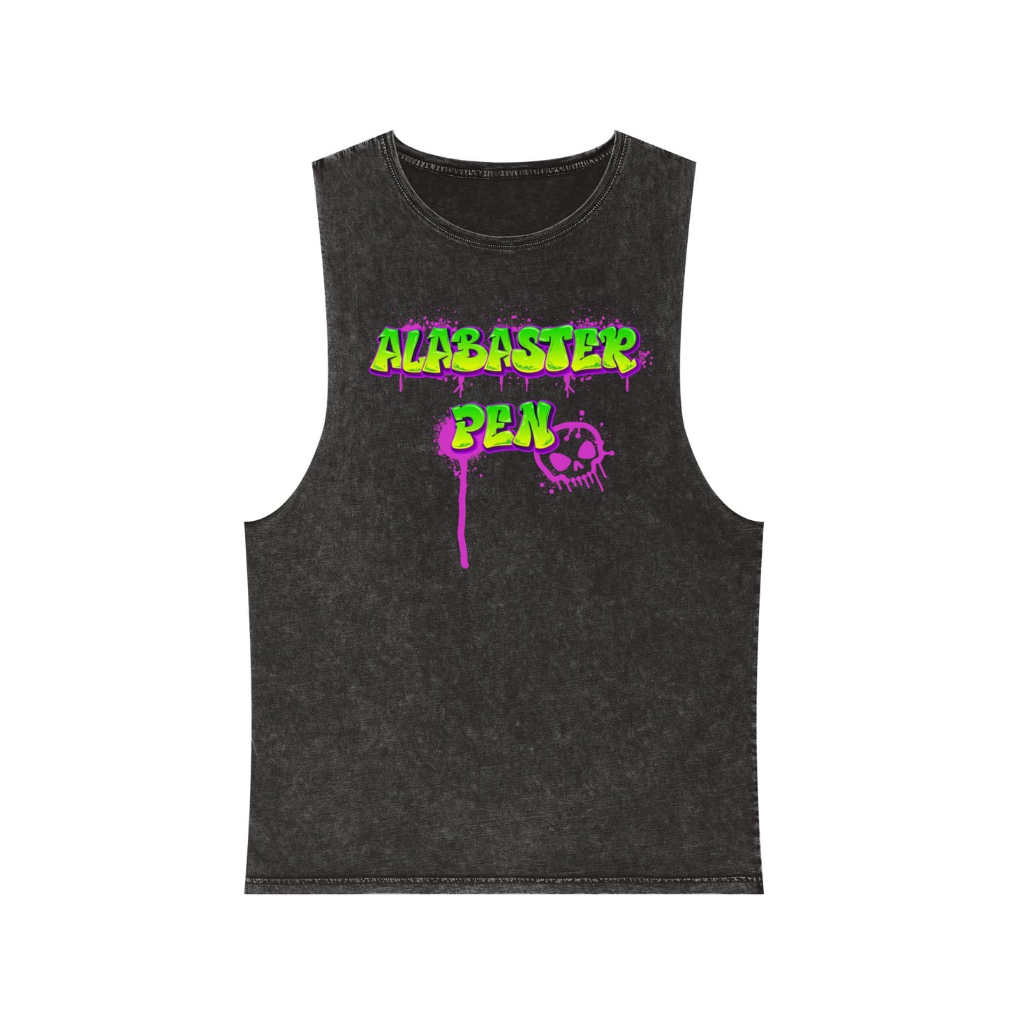 Alabaster Pen Graffiti Tank Top