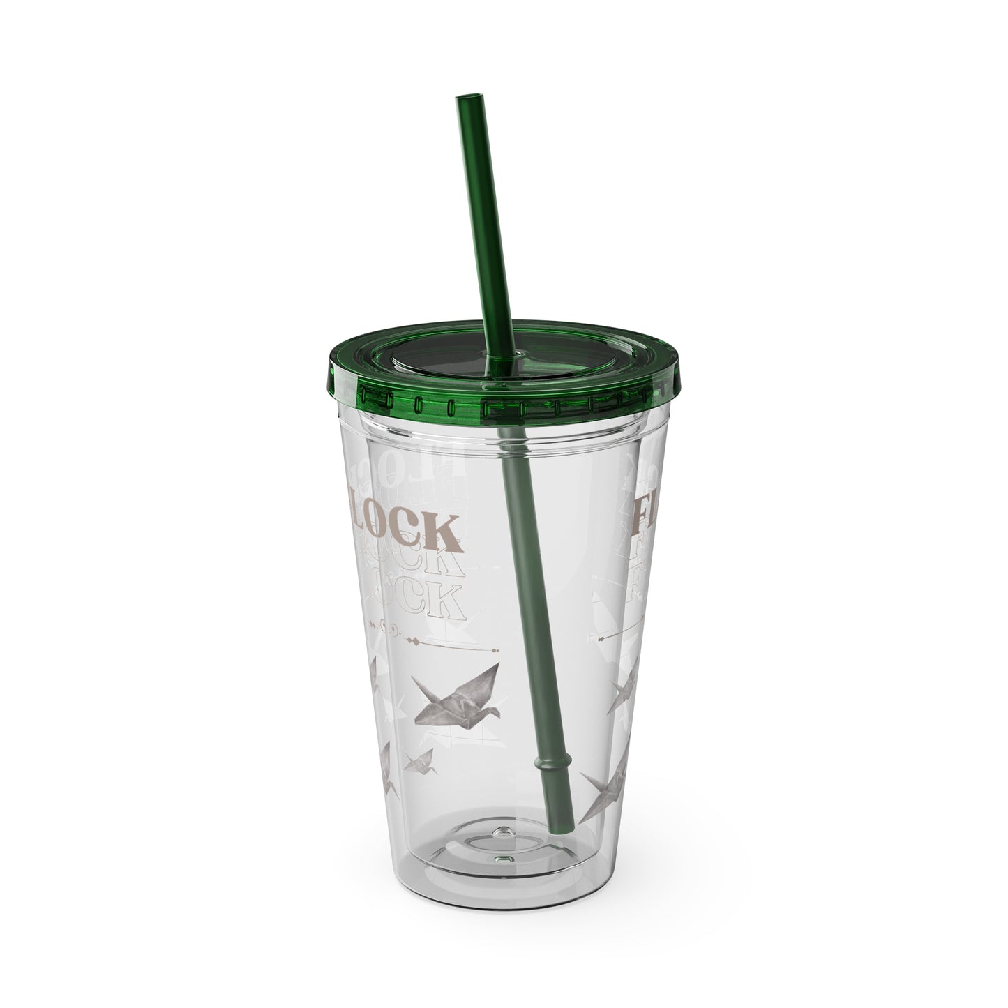 Little Bird Lost Tumbler with Straw, 16oz