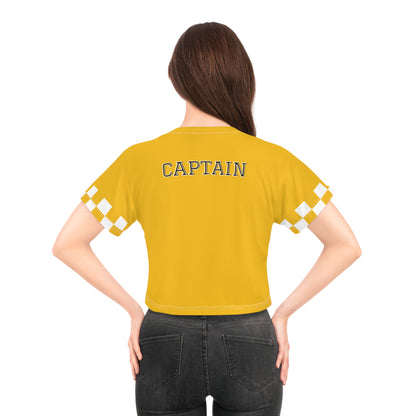 Cheer Captain Crop Tee