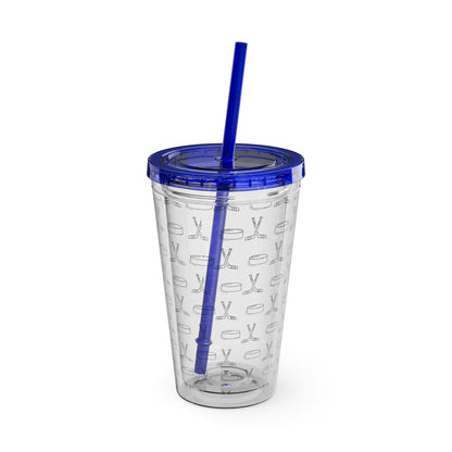 Hockey Tumbler, 16oz