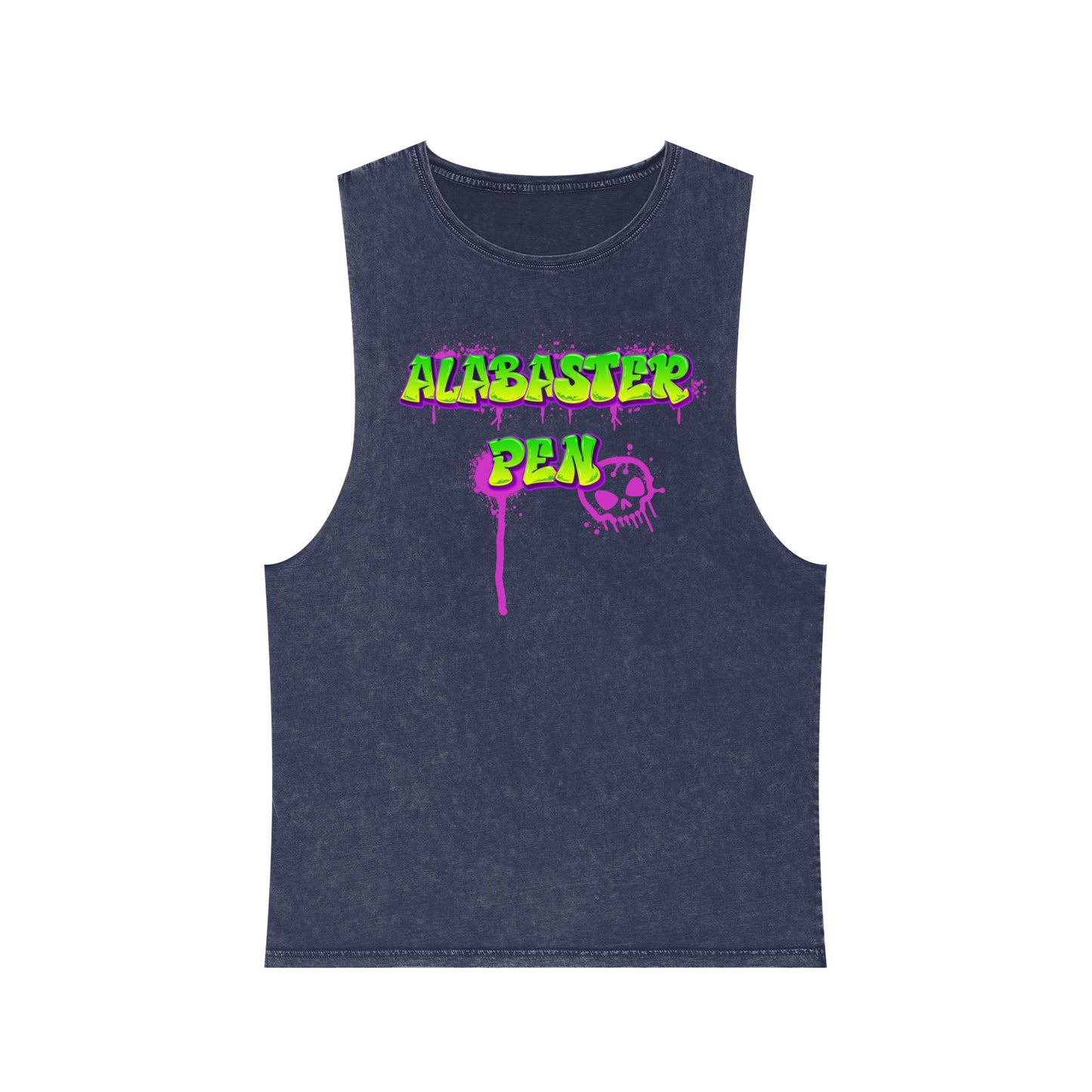 Alabaster Pen Graffiti Tank Top