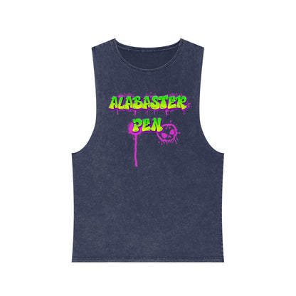 Alabaster Pen Graffiti Tank Top