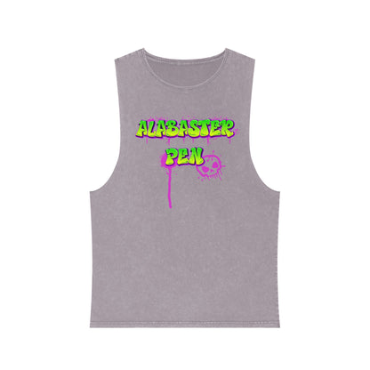 Alabaster Pen Graffiti Tank Top