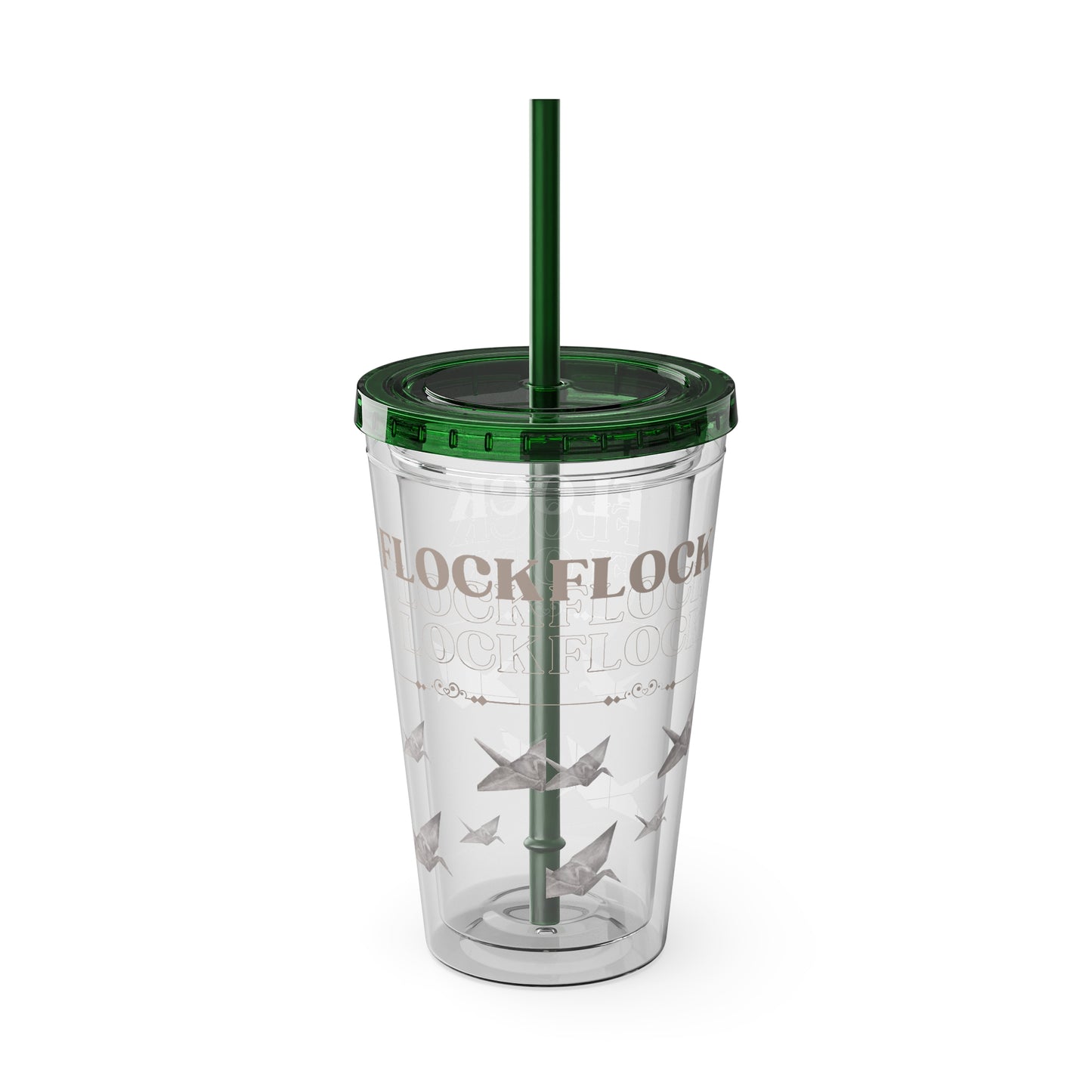 Little Bird Lost Tumbler with Straw, 16oz